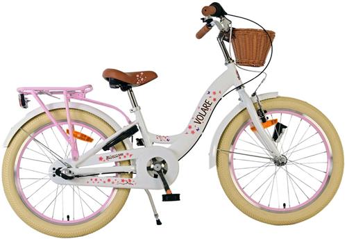 Volare Blossom Kinderfiets - Meisjes - 20 inch - Wit - Nexus 3 versnellingen