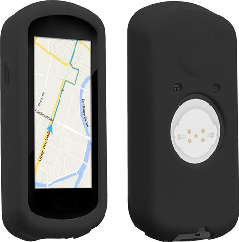 kwmobile fietscomputer gps hoes geschikt voor Garmin Edge 1030 / 1030 Plus hoesje - Beschermhoes voor fietsnavigatie - Siliconen cover