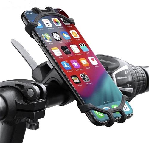 LuxeBass Universeel 360 graden Draaibaar Siliconen Telefoonhouder voor Fiets - 4 tot 6.5 inch - LB403