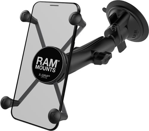 X-Grip zuignapset large smartphones, lange arm RAM-B-166-C-UN10U -