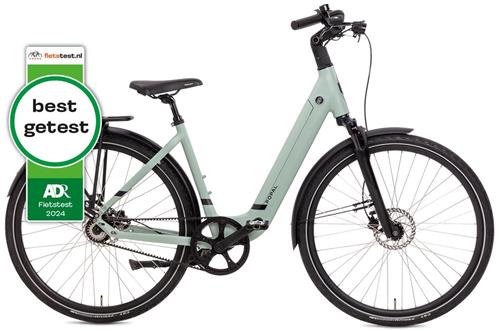 Popal Arc1 Elektrische Stadsfiets Damesfiets  28 inch  504 Wh  Groen.