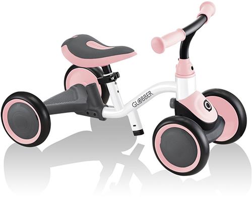 Globber Learning Bike 3 in 1 Wit - Pastel Roze
