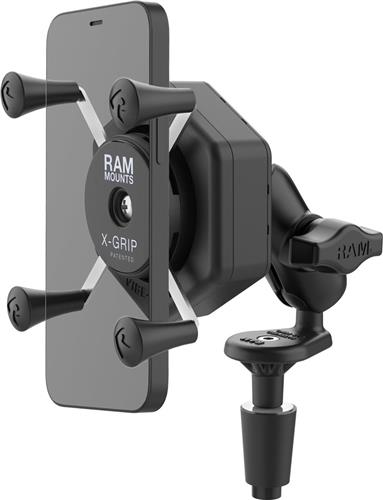 X-Grip® Telefoonhouder met Kogel & Vibe-Safe Adapter stuurmontage set motor