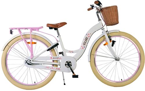 Volare Blossom Kinderfiets - Meisjes - 26 inch - Wit - Nexus 3 versnellingen