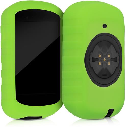 kwmobile fietscomputer gps hoes geschikt voor Garmin Edge 830 hoesje - Beschermhoes voor fietsnavigatie - Siliconen cover