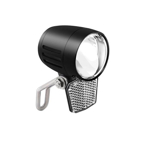 Falkx LED koplamp voor e-bike - 20 Lux - waterdicht - aluminium - zwart