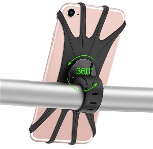 Dovon fiets siliconen stuurhouder voor mountainbike en motorfiets - Universeel | Fietshouder | FIets Telefoon Houder | Steun | Houder Fiets Telefoon | Bike holder