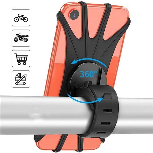 Dovon fiets siliconen stuurhouder voor mountainbike en motorfiets - Universeel | Fietshouder | FIets Telefoon Houder | Steun | Houder Fiets Telefoon | Bike holder