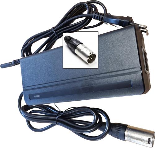 Acculader 42v 2A (XLR4) Batavus Sparta Koga Neutrik ION PMU3 36v fietsacculader oplader lader