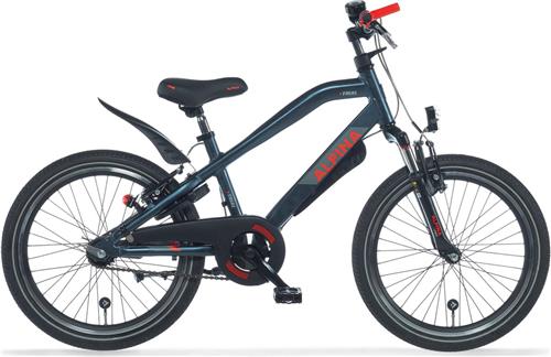 Alpina Trial Jongensfiets - 22 inch - Dark Petrol Matt - Crossfiets/Mountainbike - Blauw