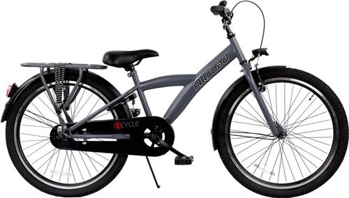 2Cycle Allroad - Jongensfiets - 24 inch - Grijs - Kinderfiets