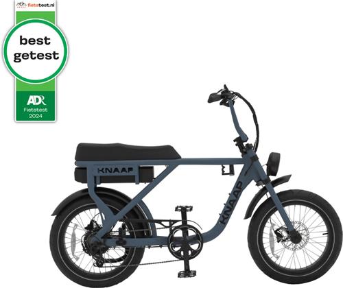 KNAAP - AMS X ICE BLUE + Front rack - Elektrische fatbike - Best getest 2024 - Rijklaar - 2 jaar garantie - Lid van RAI vereniging