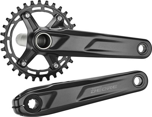 Crankstel Shimano Deore FC-M5100-1 10/11 speed - 32 tands - 175 mm - zwart