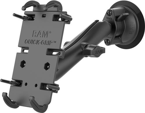 Quick-Grip klemhouder XL smartphones Zuignapset RAM-B-166-PD4U