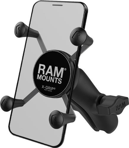 X-Grip smartphone met b-maat klemarm RAP-HOL-UN7B-201U