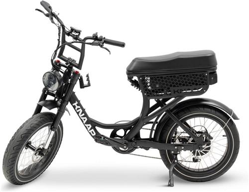 KNAAP - LON BLACK + Front rack - Elektrische fatbike - Rijklaar - 2 jaar garantie - Lid van RAI vereniging
