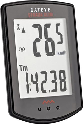 Cateye CC-RD310W Fietscomputer - Strada Slim - Draadloos - Zwart