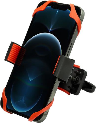 MMOBIEL Telefoonhouder voor Fiets/ Scooter/ Motor  Verstelbaar Geschikt Voor Alle Smartphones  Rood