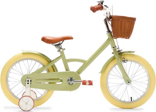 Generation Classic Kinderfiets 16 inch - Olijfgroen - Fiets voor kinderen van 4 tot 6 jaar