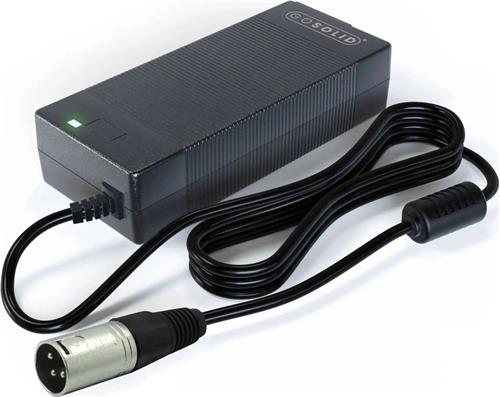 GO SOLID! ® Oplader Elektrische Fiets - 42V 3A met XLR 3-polige plug