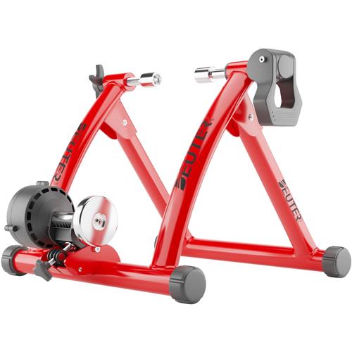 RYCE ® Fietstrainer - Indoor - Hometrainers - Rollenbank - Fietstrainers - Senioren - 26-28 wielen - 700C wielen - Rood