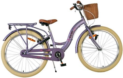 Volare Blossom Kinderfiets - Meisjes - 24 inch - Paars - Twee handremmen