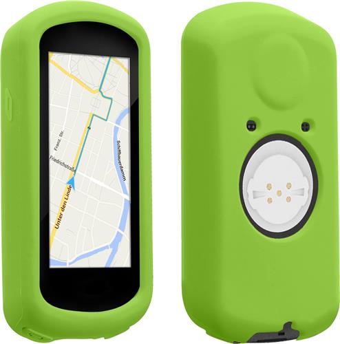 kwmobile fietscomputer gps hoes geschikt voor Garmin Edge 1030 / 1030 Plus hoesje - Beschermhoes voor fietsnavigatie - Siliconen cover