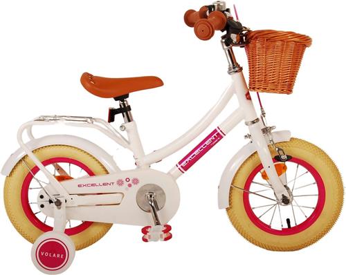 Volare Excellent Kinderfiets - Meisjes - 12 inch - Wit