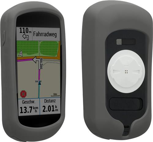 kwmobile fietscomputer gps hoes geschikt voor Garmin Edge Explore hoesje - Beschermhoes voor fietsnavigatie - Siliconen cover