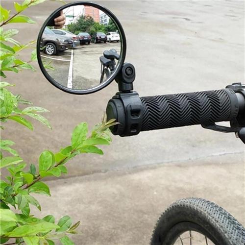 *** Spiegel voor Fiets Klein 55MM - Gemakkelijk te monteren - Stevige bevestiging op het stuur - Sterk materiaal & grote kijkhoek - Duurzame bevestiging op het stuur - Veilig Verkeer - van Heble® ***