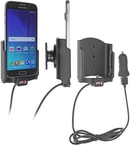 Brodit actieve houder roterend met sig-plug & USB kabel voor Samsung Galaxy S6