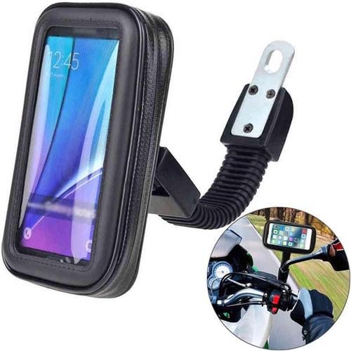 Telefoonhouder voor motor fietsen en scooters - Universele Smartphone Houder voor mobiele telefoons, anti-shake en stabiele houder klem met 360 ° rotatie Universeel van 3.5 tot 6.7 inch