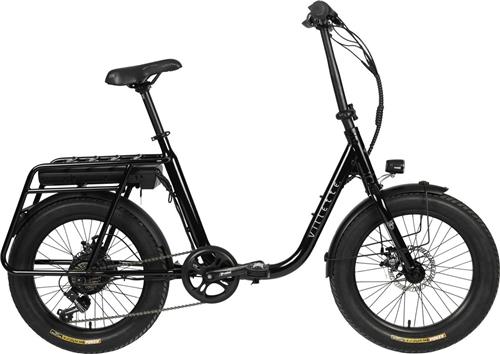 Villette Partout vouw-fatbike 10.4Ah 7sp 20 inch Glossy Black