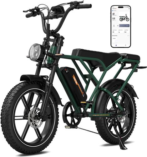 HITWAY Elektrische fiets, 27,5 inch MTB-e-bike, 36 V&12 Ah afneembare accu, 250 W motor, 7 versnellingen, Bereik 45-80 km