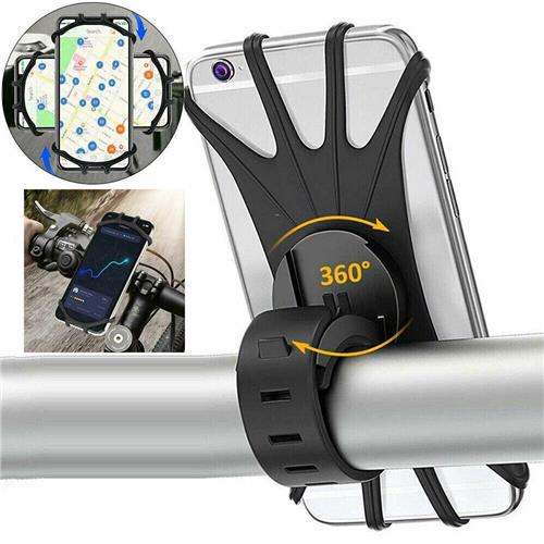 Dovon fiets siliconen stuurhouder voor mountainbike en motorfiets - Universeel | Fietshouder | FIets Telefoon Houder | Steun | Houder Fiets Telefoon | Bike holder