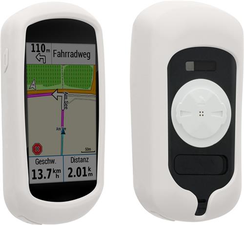 kwmobile fietscomputer gps hoes geschikt voor Garmin Edge Explore hoesje - Beschermhoes voor fietsnavigatie - Siliconen cover