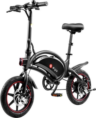 DYU D3F RIJKLAAR GELEVERD - 10Ah batterij 250W E-Bike Camper Bike