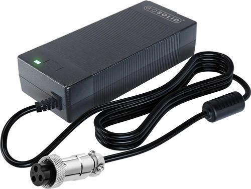 GO SOLID! ® Oplader geschikt voor Zwheel T4 ZRino, Zwheel ZCougar T8 elektrische step - 54.6V