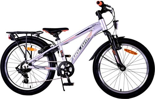 Volare Cross Kinderfiets - Jongens - 20 inch - Zilver - 6 versnellingen