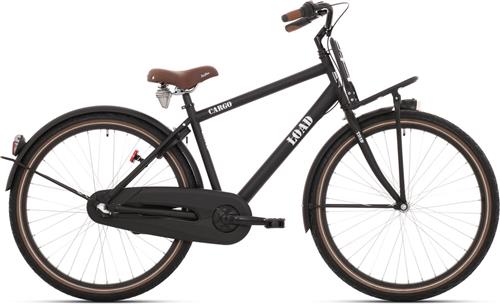 Bikefun Load 24 jongensfiets met 3 versnellingen en remnaaf - mat zwart