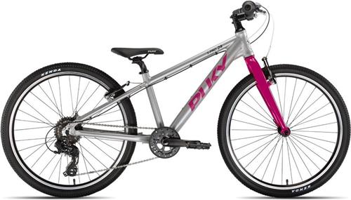 Puky LS-Pro 24-8 Alu 24" Kinderen, silver/berry Wielmaat 24"