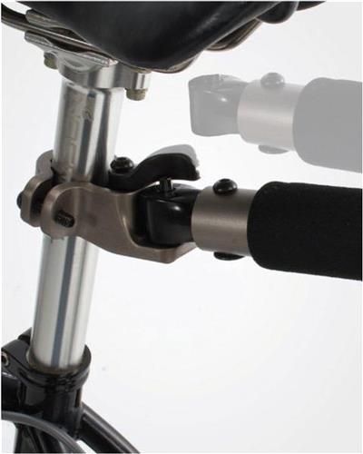 Fietskardeel burley travoy hitch koppeling - ZWART