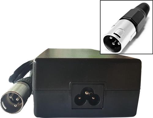 Elektrische Fietsoplader - Li-ion 36V 2A - met XLR - 3 pins stekker Vervanging