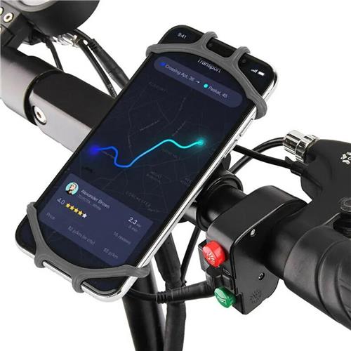 Dovon fiets siliconen stuurhouder voor mountainbike en motorfiets - Universeel | Fietshouder | FIets Telefoon Houder | Steun | Houder Fiets Telefoon | Bike holder
