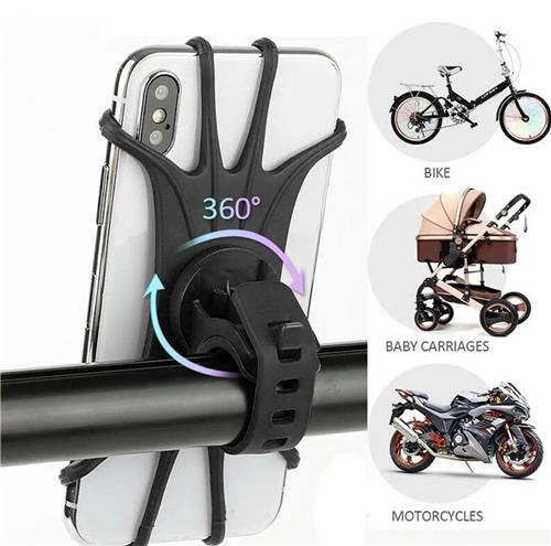 Dovon fiets siliconen stuurhouder voor mountainbike en motorfiets - Universeel | Fietshouder | FIets Telefoon Houder | Steun | Houder Fiets Telefoon | Bike holder