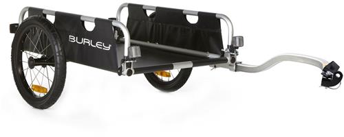 Burley Flatbed Fietskar  Fietsaanhanger  Bikepacking  Inklapbaar  Opvouwbaar  Zwart