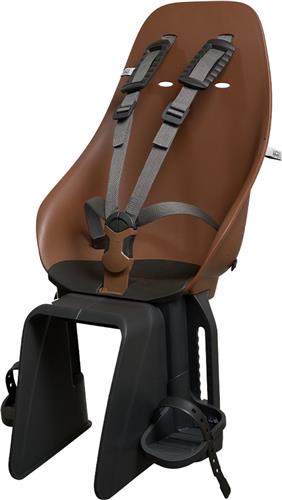 Urban Iki BIO Fietsstoeltje Achter Take MIK HD - Haniwa Brown/ Bincho Black