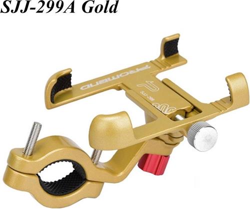 Telefoon/GSM houder voor fiets , E-step, montainbike | kleur GOUD