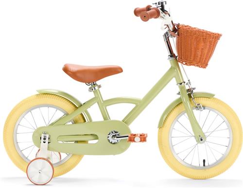 Generation Classic 14 inch Kinderfiets  Olijfgroen - Voor kinderen van 3 tot 5 jaar