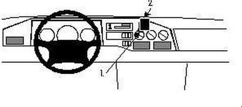 Brodit center mount v. MB Sprinter 95-99